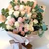 



                                                        36 Pink and Cream roses