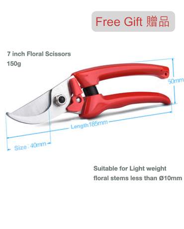 7 inch Floral Scissors (Free Gift) 7