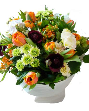 Orange Tulips bouquet 溫暖愛情