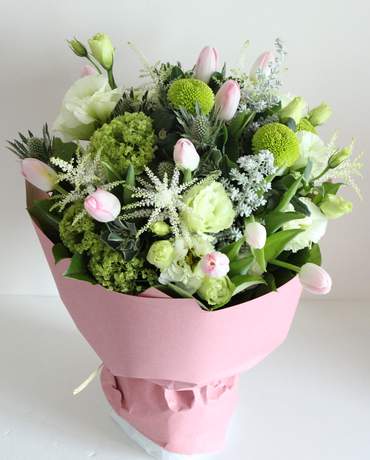 Pink Tulips bouquet 優雅浪漫