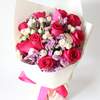 



                                                        Petit Hot Pink rose bouquet