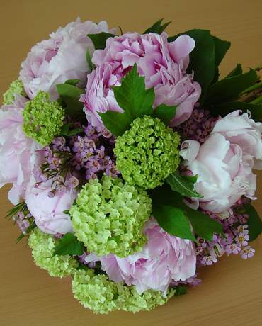 Peony Wedding Bouquet 牡丹花球