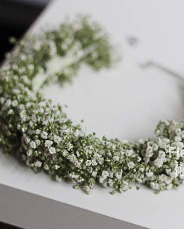 Baby breath crown  Baby breath crown