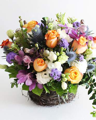 Orange Roses Basket 喜歡你是你